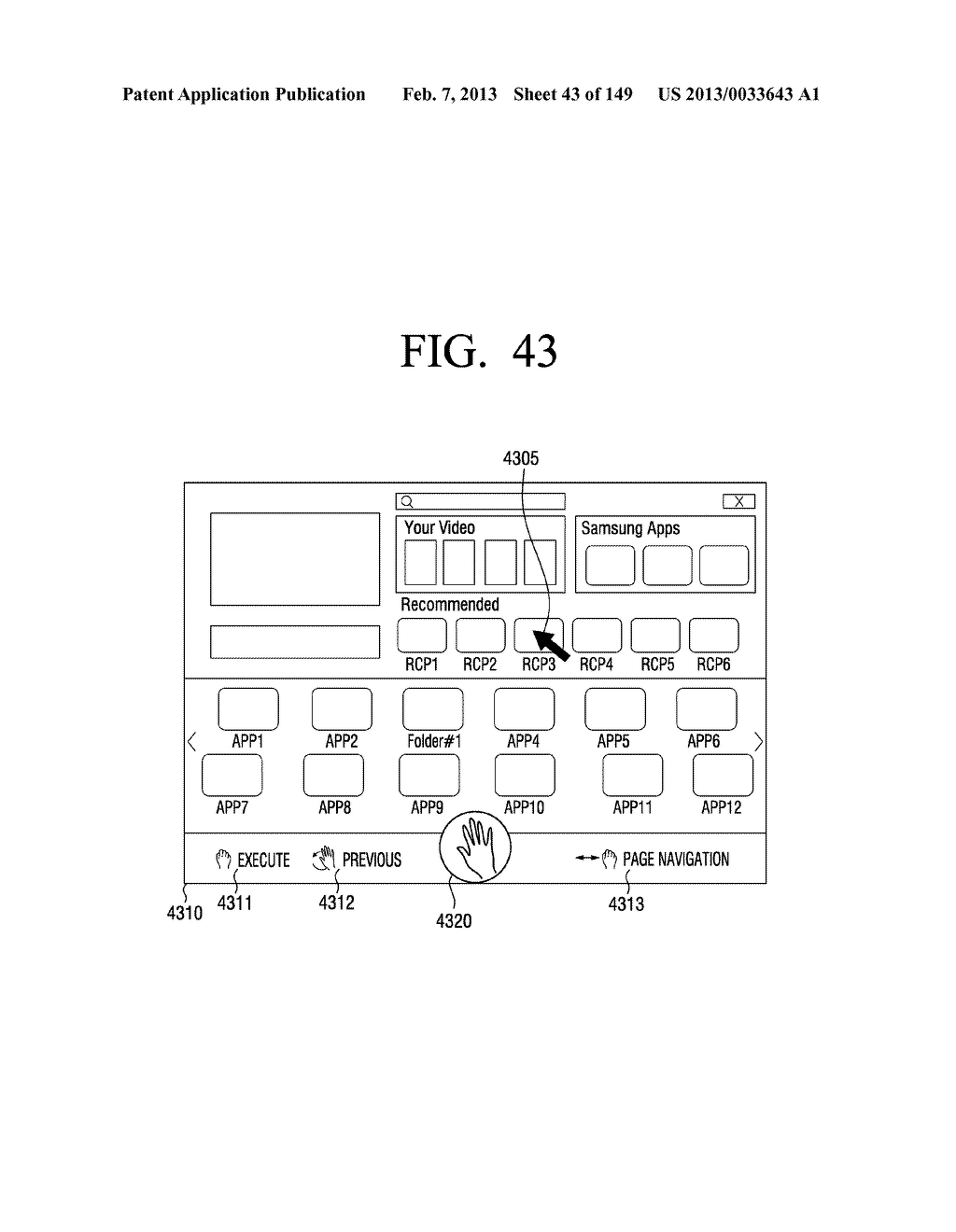 METHOD FOR CONTROLLING ELECTRONIC APPARATUS BASED ON VOICE RECOGNITION AND     MOTION RECOGNITION, AND ELECTRONIC APPARATUS APPLYING THE SAME - diagram, schematic, and image 44