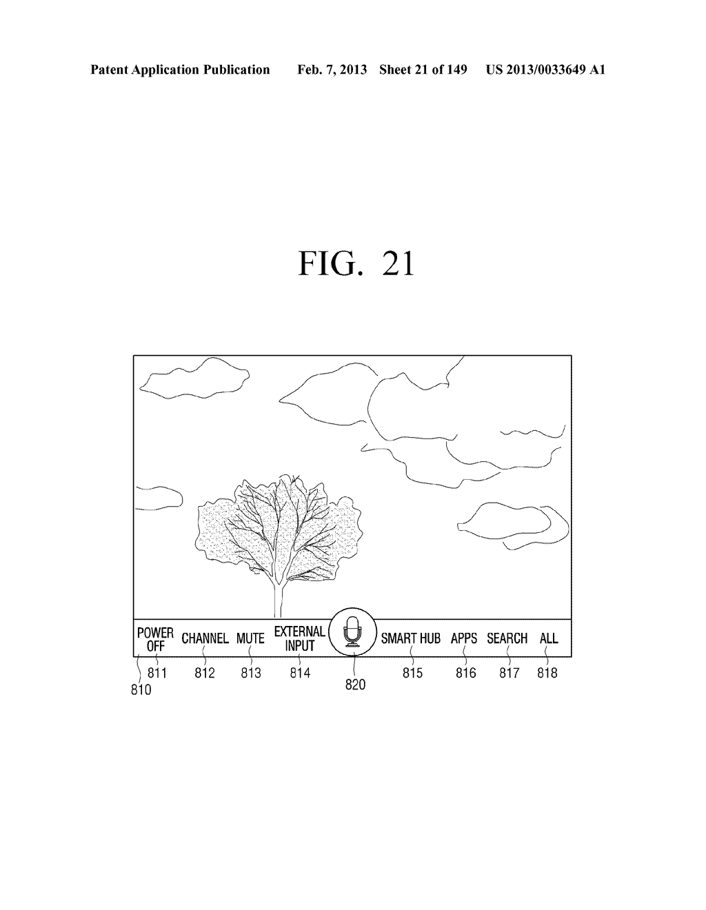 METHOD FOR CONTROLLING ELECTRONIC APPARATUS BASED ON MOTION RECOGNITION,     AND ELECTRONIC APPARATUS APPLYING THE SAME - diagram, schematic, and image 22