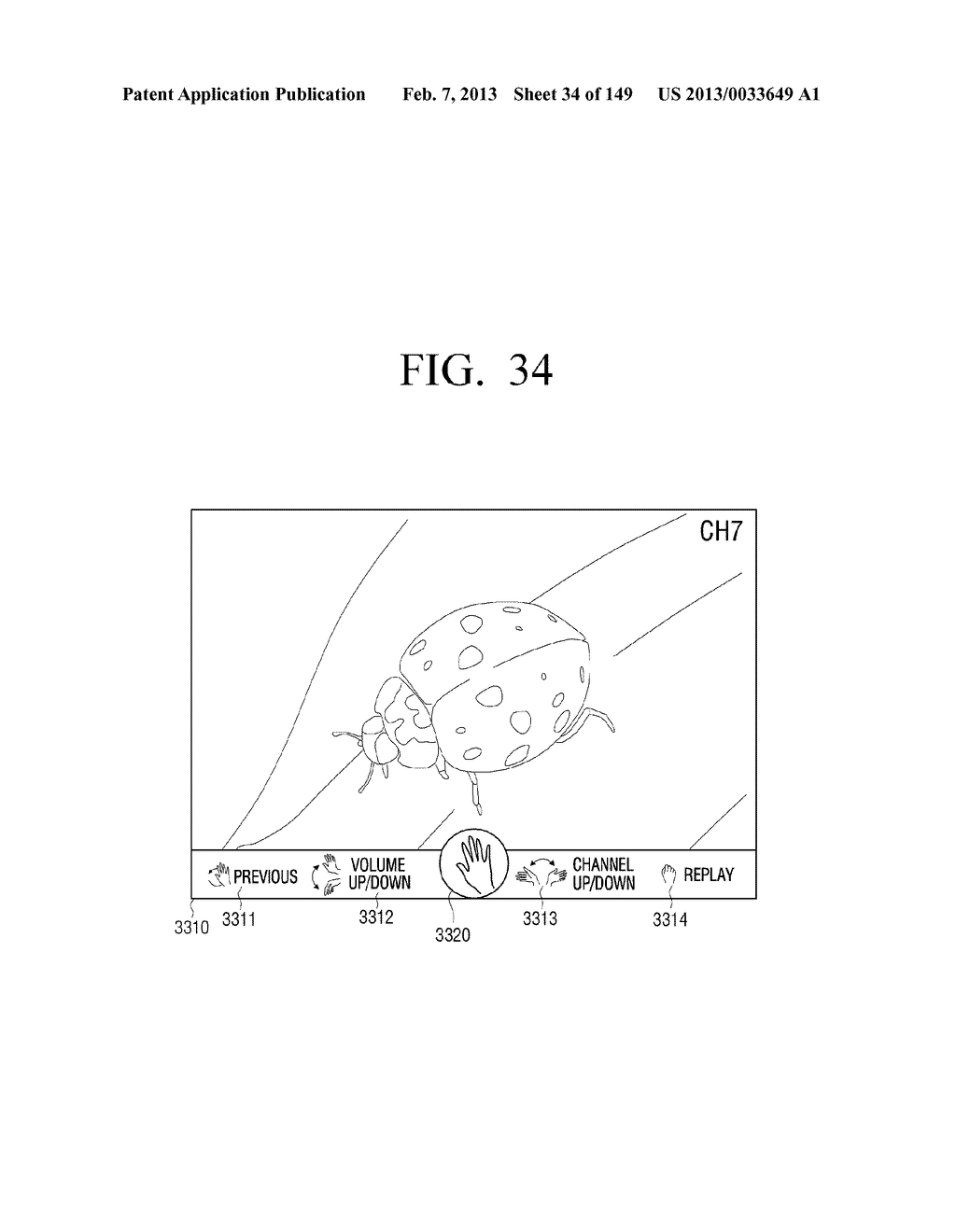 METHOD FOR CONTROLLING ELECTRONIC APPARATUS BASED ON MOTION RECOGNITION,     AND ELECTRONIC APPARATUS APPLYING THE SAME - diagram, schematic, and image 35