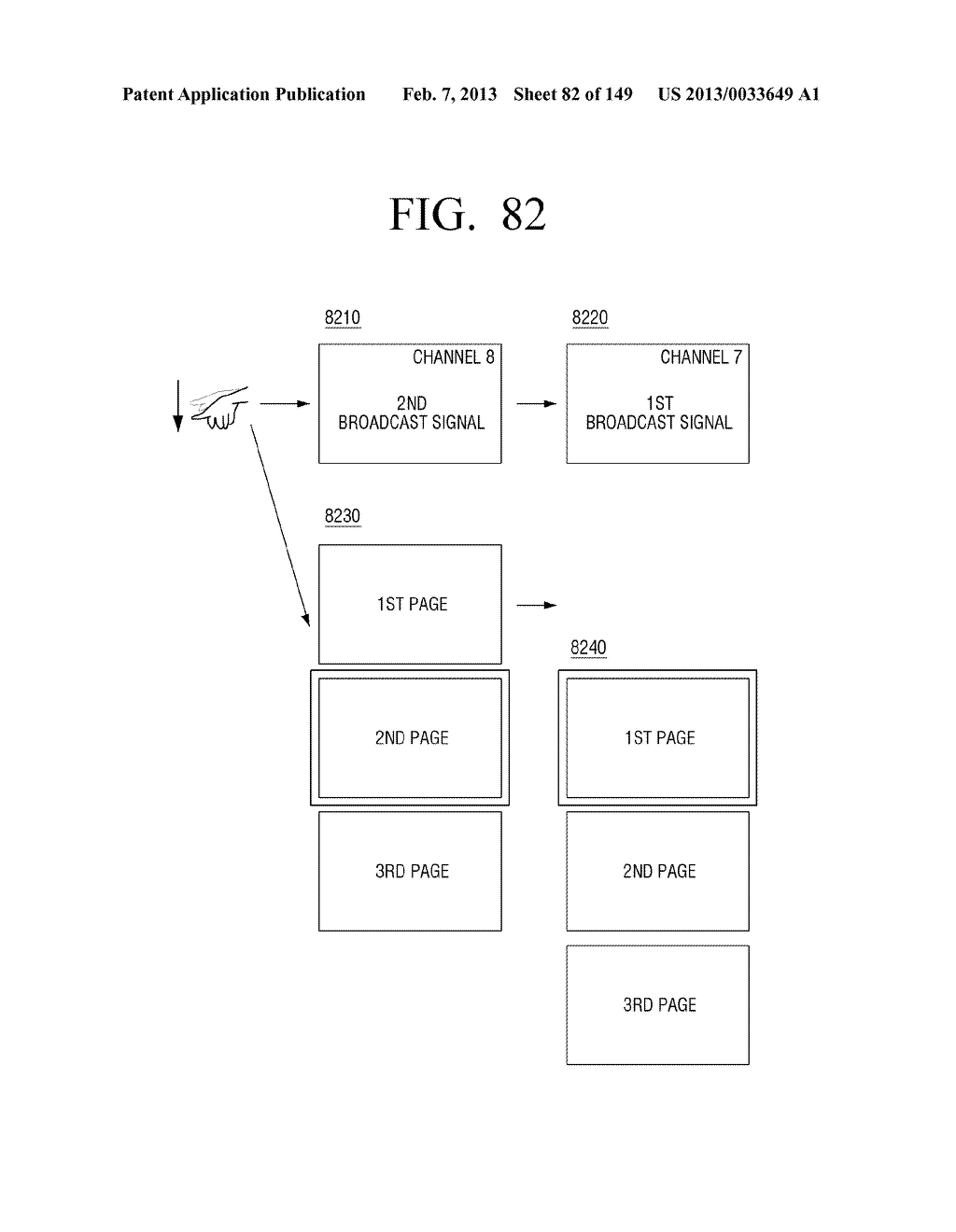 METHOD FOR CONTROLLING ELECTRONIC APPARATUS BASED ON MOTION RECOGNITION,     AND ELECTRONIC APPARATUS APPLYING THE SAME - diagram, schematic, and image 83