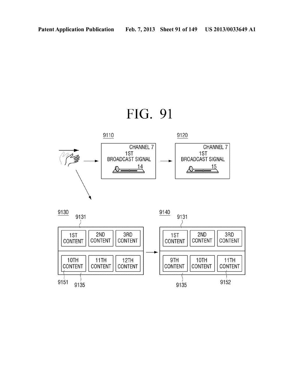 METHOD FOR CONTROLLING ELECTRONIC APPARATUS BASED ON MOTION RECOGNITION,     AND ELECTRONIC APPARATUS APPLYING THE SAME - diagram, schematic, and image 92