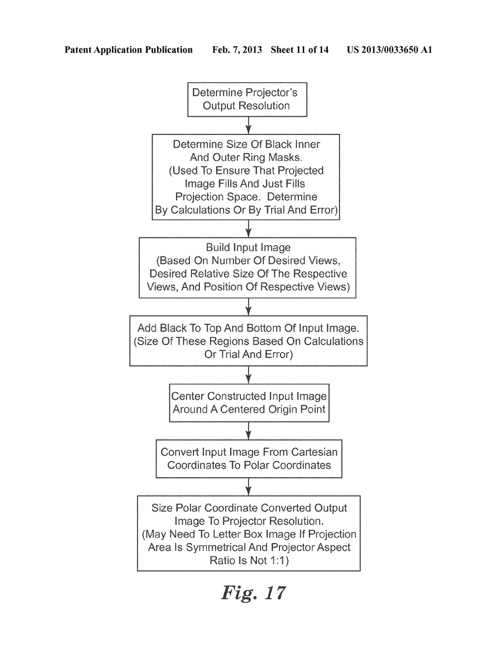 DISPLAY SYSTEM AND METHOD FOR PROJECTION ONTO MULTIPLE SURFACES - diagram, schematic, and image 12