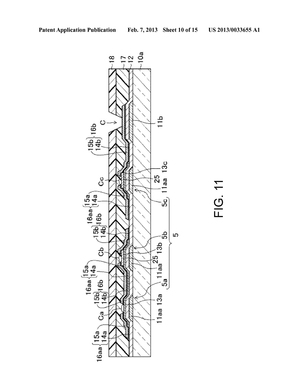 THIN FILM TRANSISTOR SUBSTRATE, METHOD FOR PRODUCING SAME, AND DISPLAY     DEVICE - diagram, schematic, and image 11