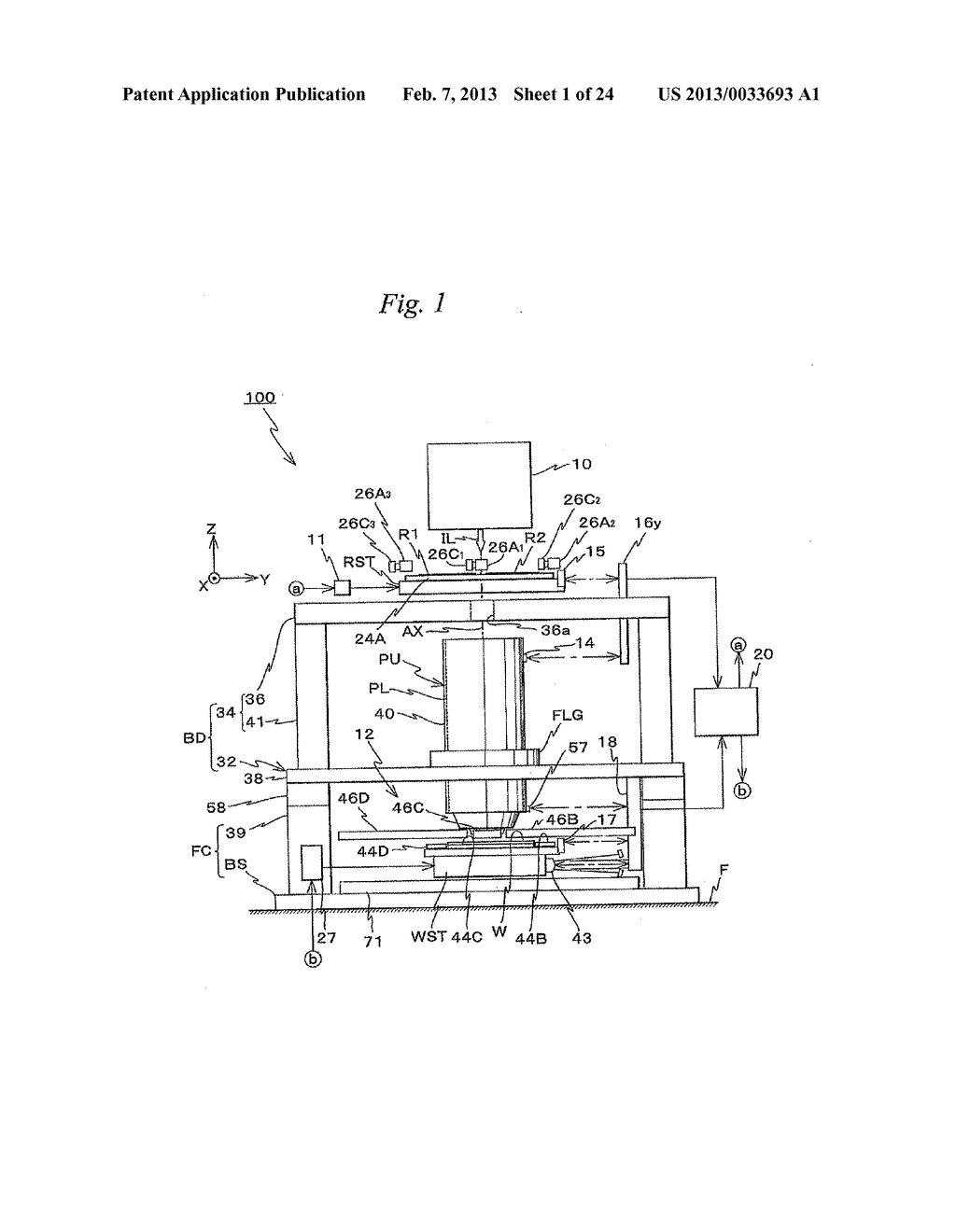 MOVABLE BODY DRIVE METHOD, MOVABLE BODY DRIVE SYSTEM, PATTERN FORMATION     METHOD, PATTERN FORMING APPARATUS, EXPOSURE METHOD, EXPOSURE APPARATUS,     AND DEVICE MANUFACTURING METHOD - diagram, schematic, and image 02