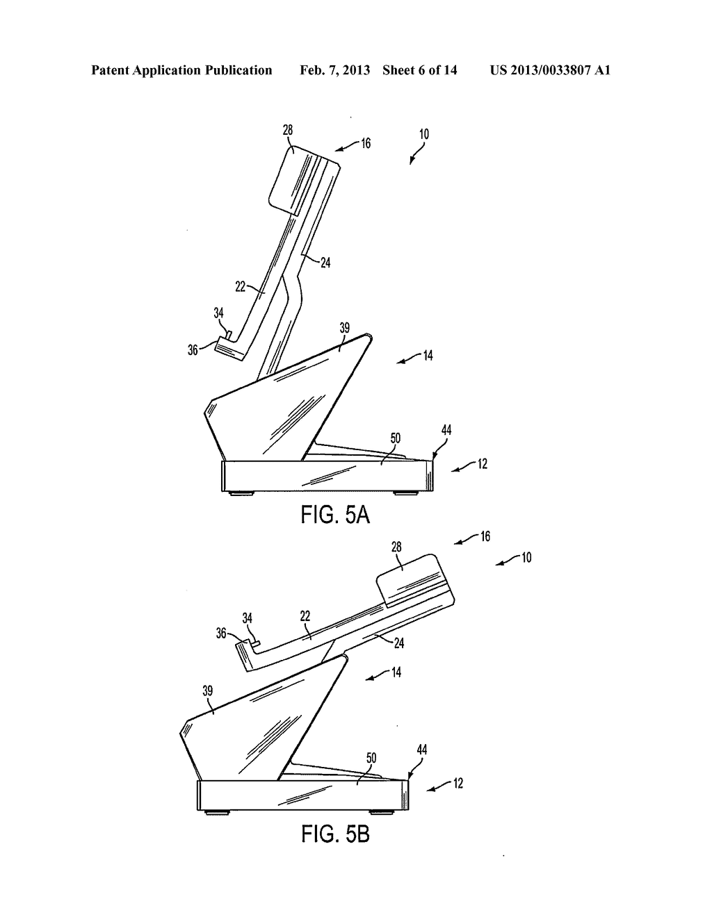 DOCKING SYSTEMS WITH A MOUNTING ARM AND RETRACTABLE KEYBOARD FOR     ELECTRONIC DEVICES - diagram, schematic, and image 07