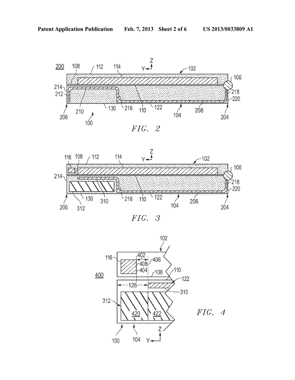 Portable Computing Device with Wireless Capability While in Folded     Position - diagram, schematic, and image 03