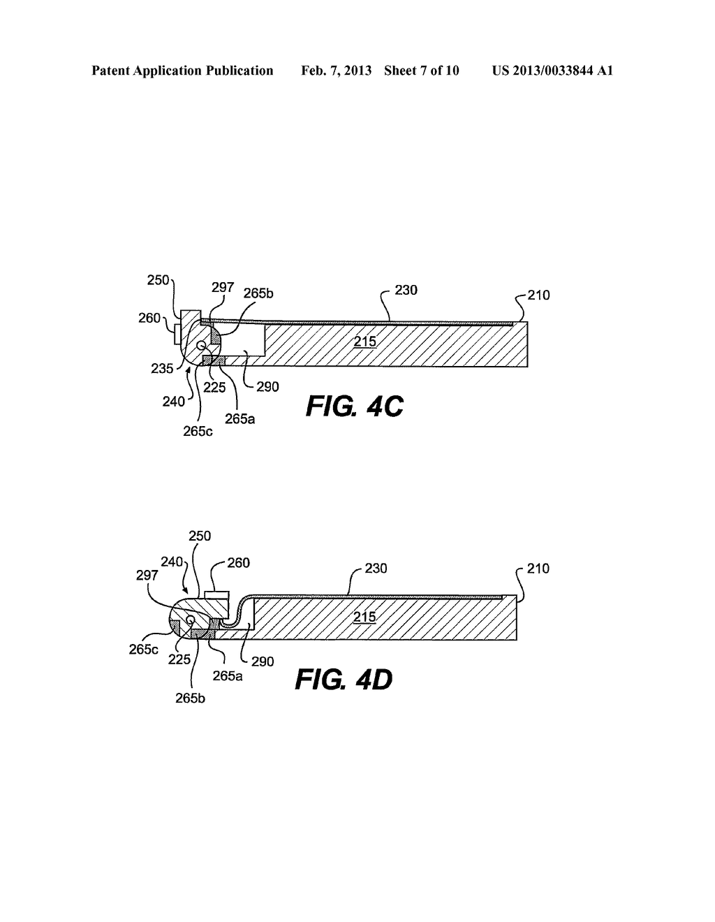 HANDHELD ELECTRONIC DEVICE HAVING A FLEXIBLE DISPLAY - diagram, schematic, and image 08