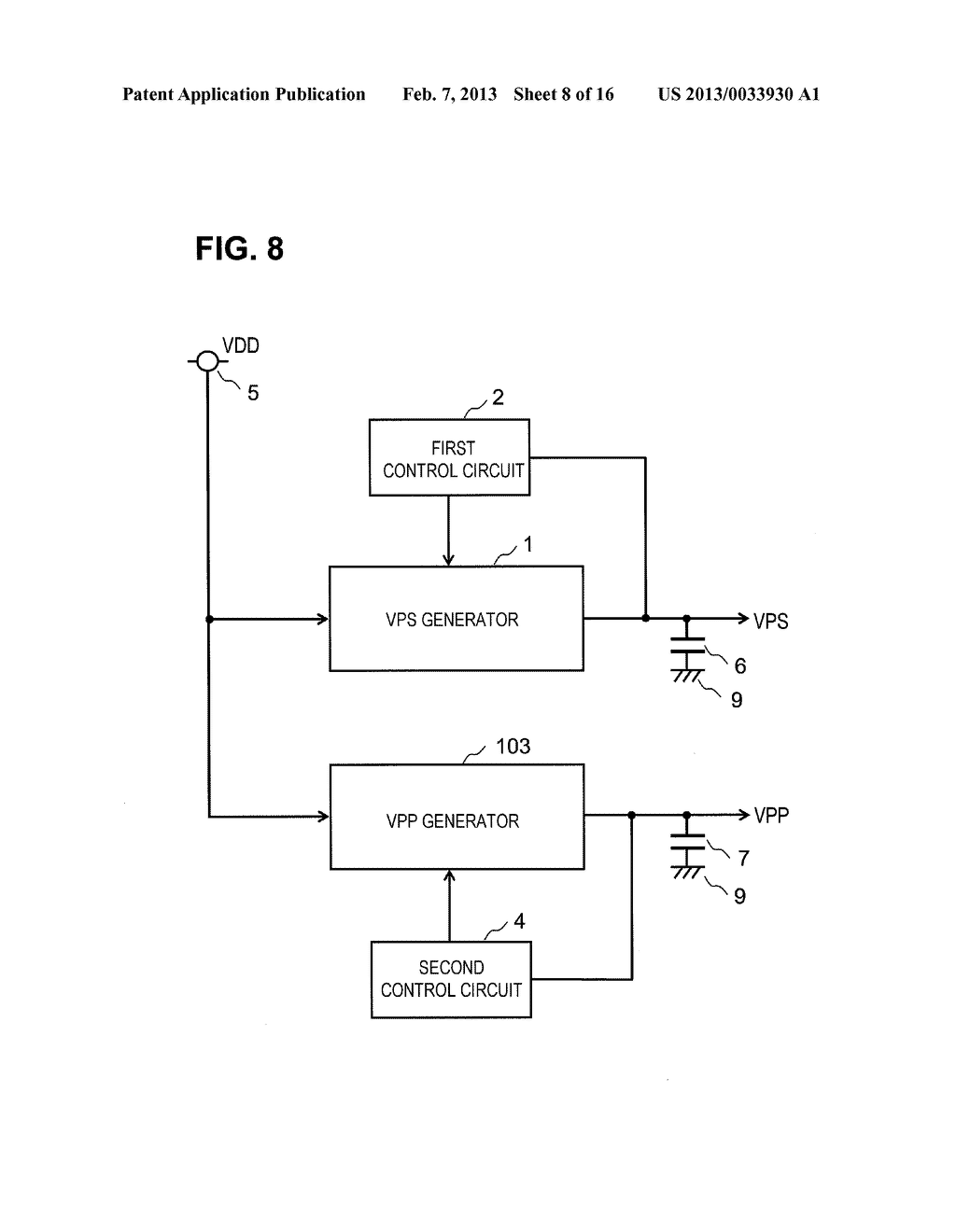 SUPPLY VOLTAGE GENERATING CIRCUIT AND SEMICONDUCTOR DEVICE HAVING THE SAME - diagram, schematic, and image 09