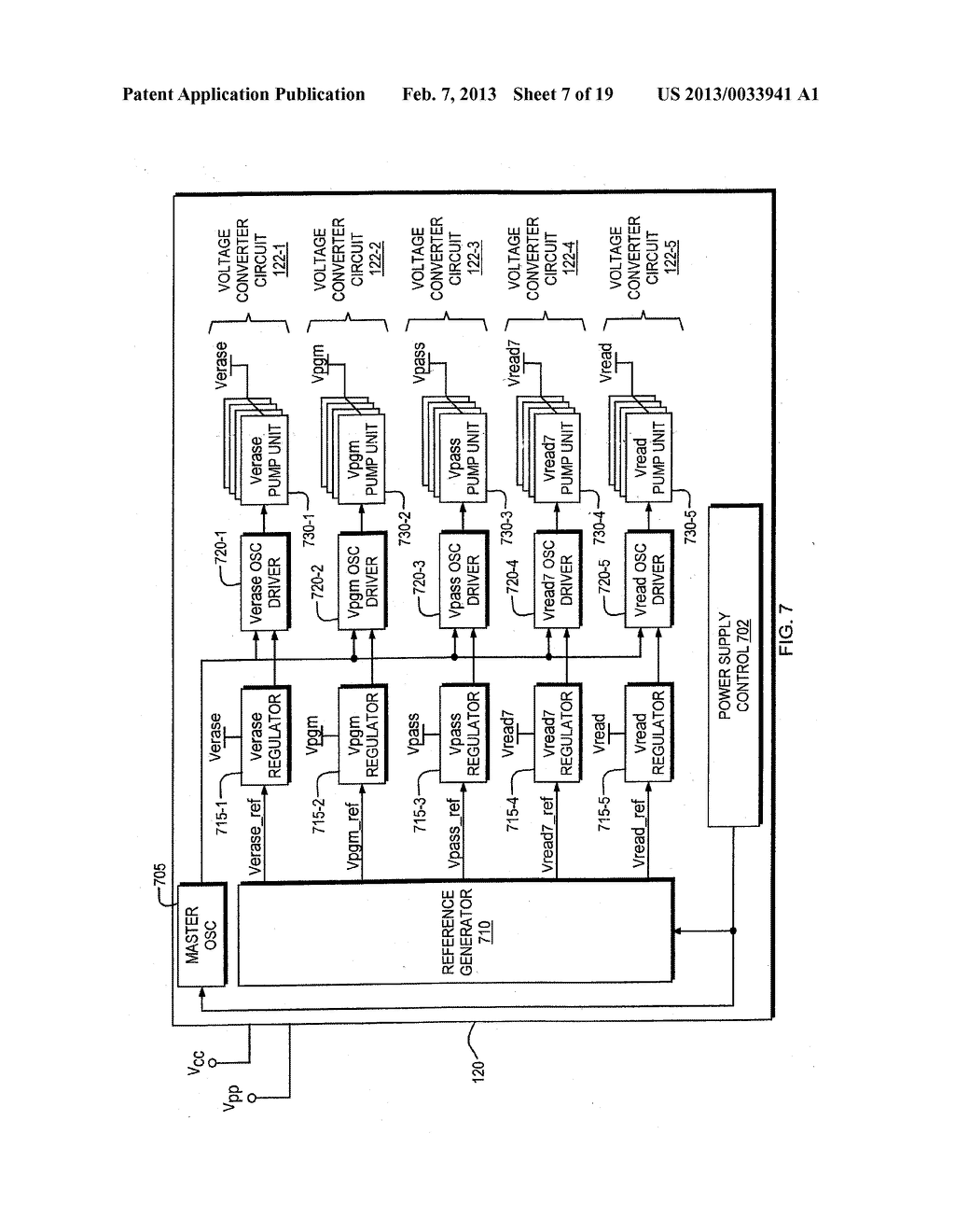 Non-Volatile Semiconductor Memory Having Multiple External Power Supplies - diagram, schematic, and image 08