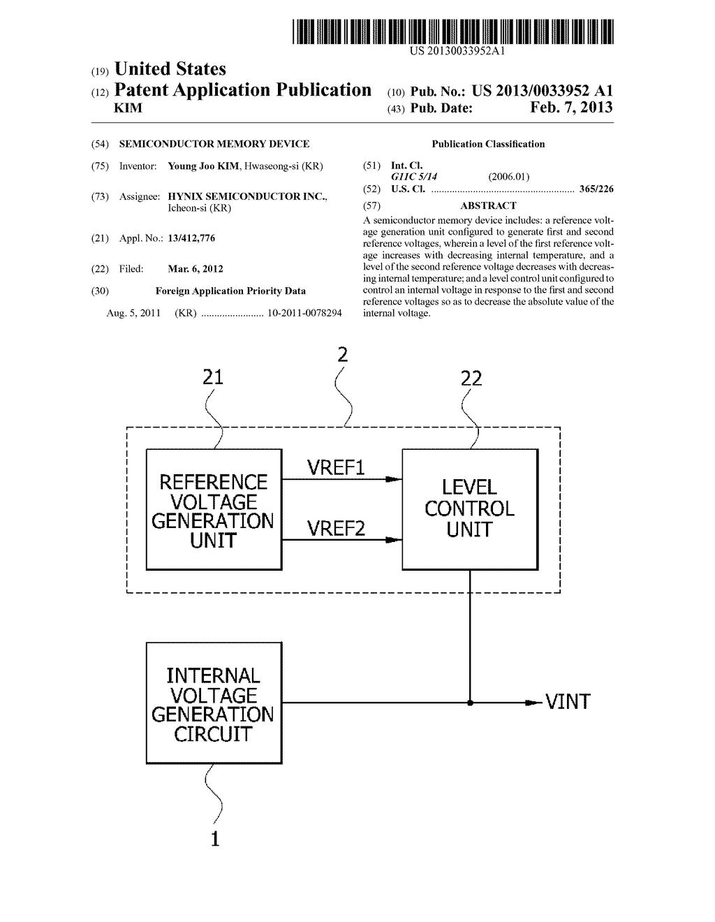 SEMICONDUCTOR MEMORY DEVICE - diagram, schematic, and image 01