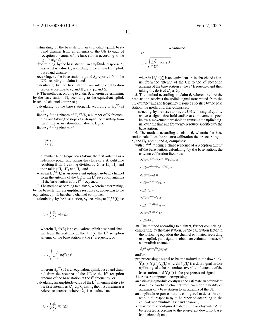 METHOD AND DEVICE FOR REPORTING ANTENNA CALIBRATION INFORMATION AND     DETERMINING ANTENNA CALIBRATION FACTOR - diagram, schematic, and image 14