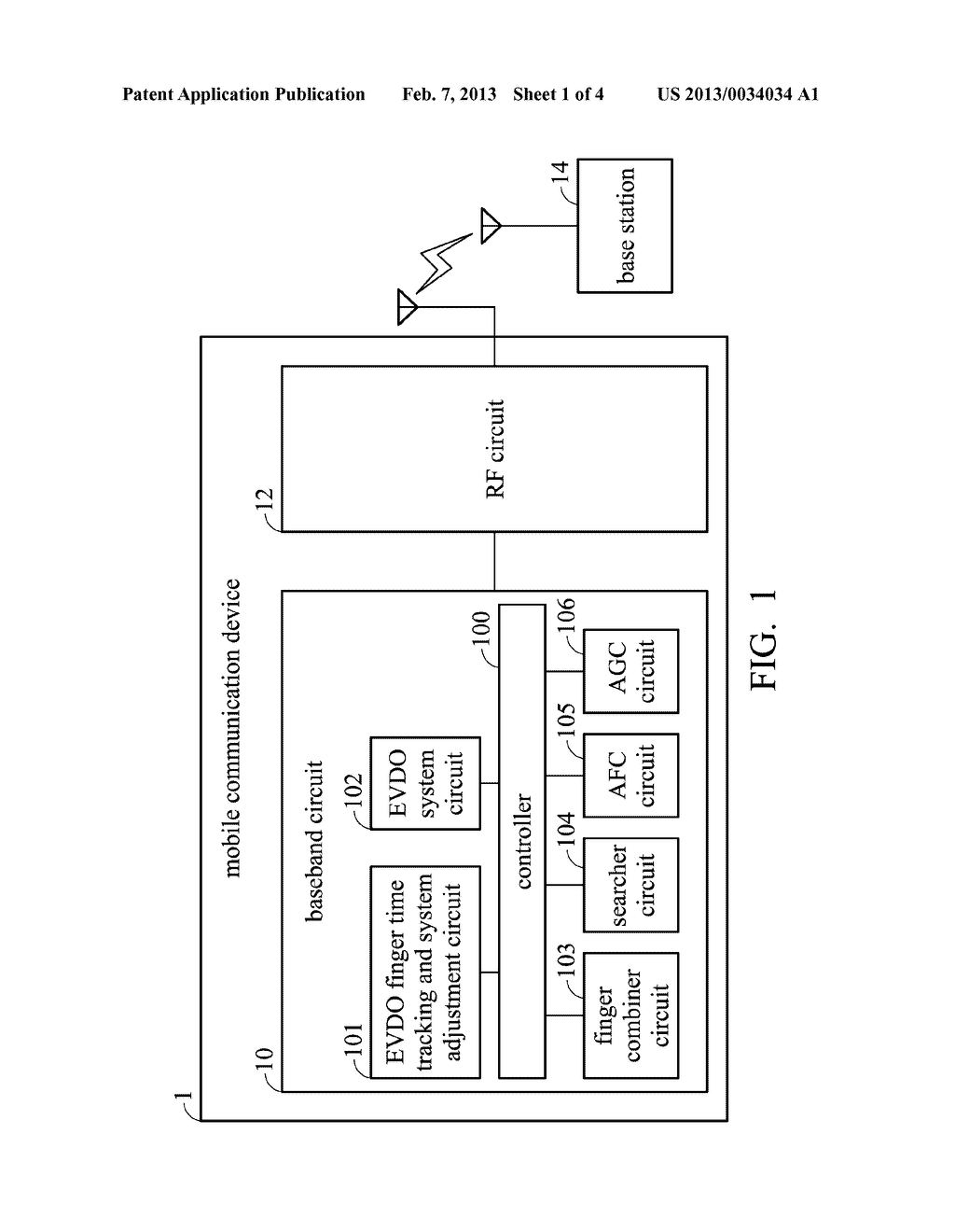 POWER CONTROL DEVICE FOR MOBILE COMMUNICATION AND METHOD THEREOF - diagram, schematic, and image 02
