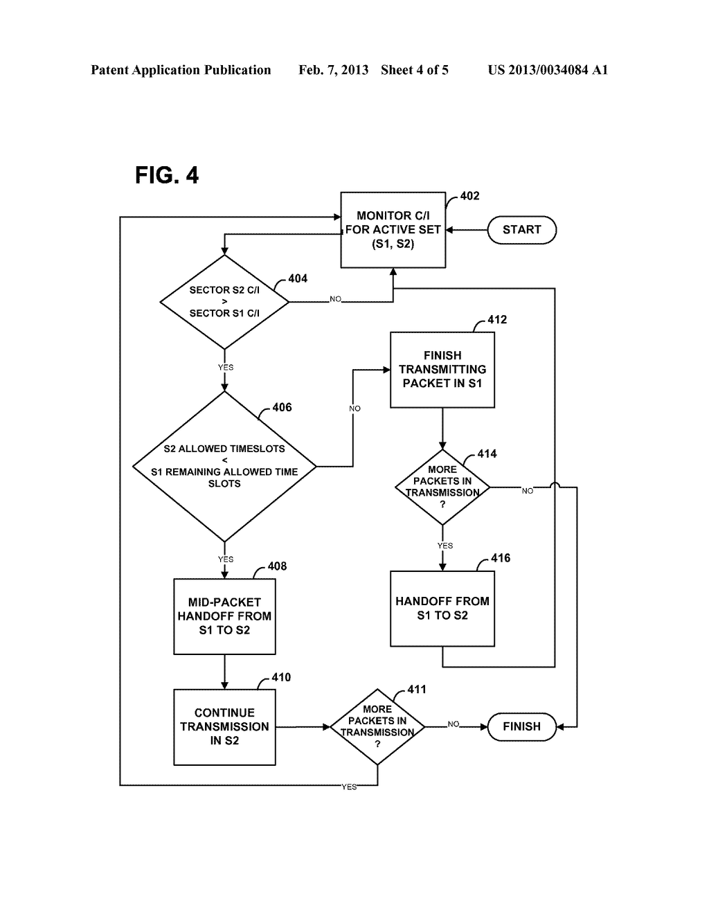 Method and System for Sector Switching During Packet Transmission - diagram, schematic, and image 05