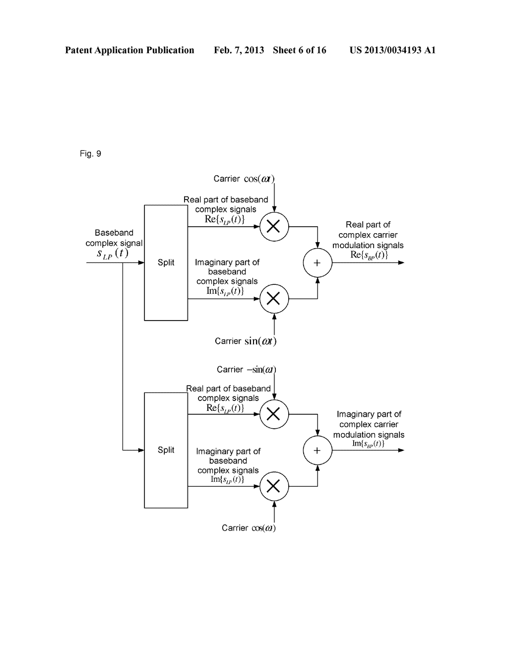 method and device for demodulating complex carriers - diagram, schematic, and image 07