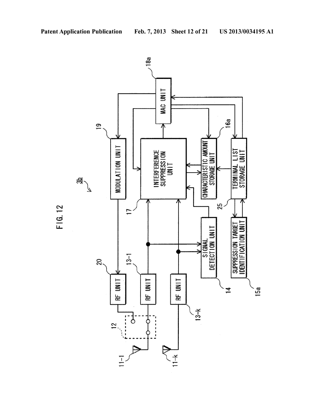 INTERFERENCE SUPPRESSION METHOD AND INTERFERENCE SUPPRESSION DEVICE - diagram, schematic, and image 13