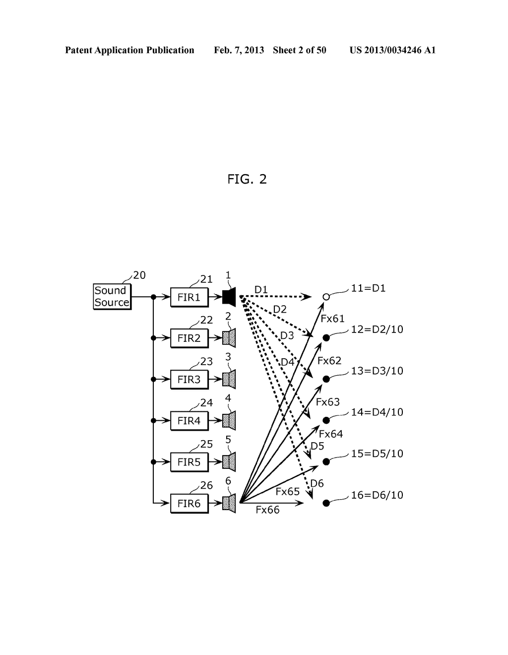 DIFFRACTED SOUND REDUCTION DEVICE, DIFFRACTED SOUND REDUCTION METHOD, AND     FILTER COEFFICIENT DETERMINATION METHOD - diagram, schematic, and image 03