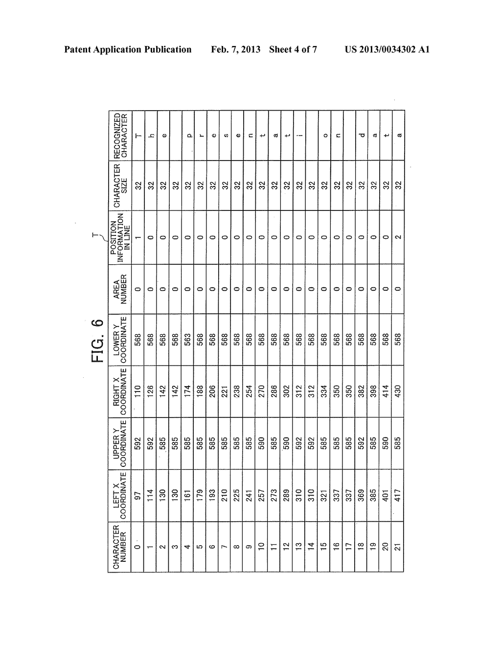 CHARACTER RECOGNITION APPARATUS, CHARACTER RECOGNITION METHOD AND PROGRAM - diagram, schematic, and image 05