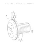 SCREW COMPONENT WITH A WATERPROOF STRUCTURE diagram and image