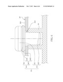 SCREW COMPONENT WITH A WATERPROOF STRUCTURE diagram and image