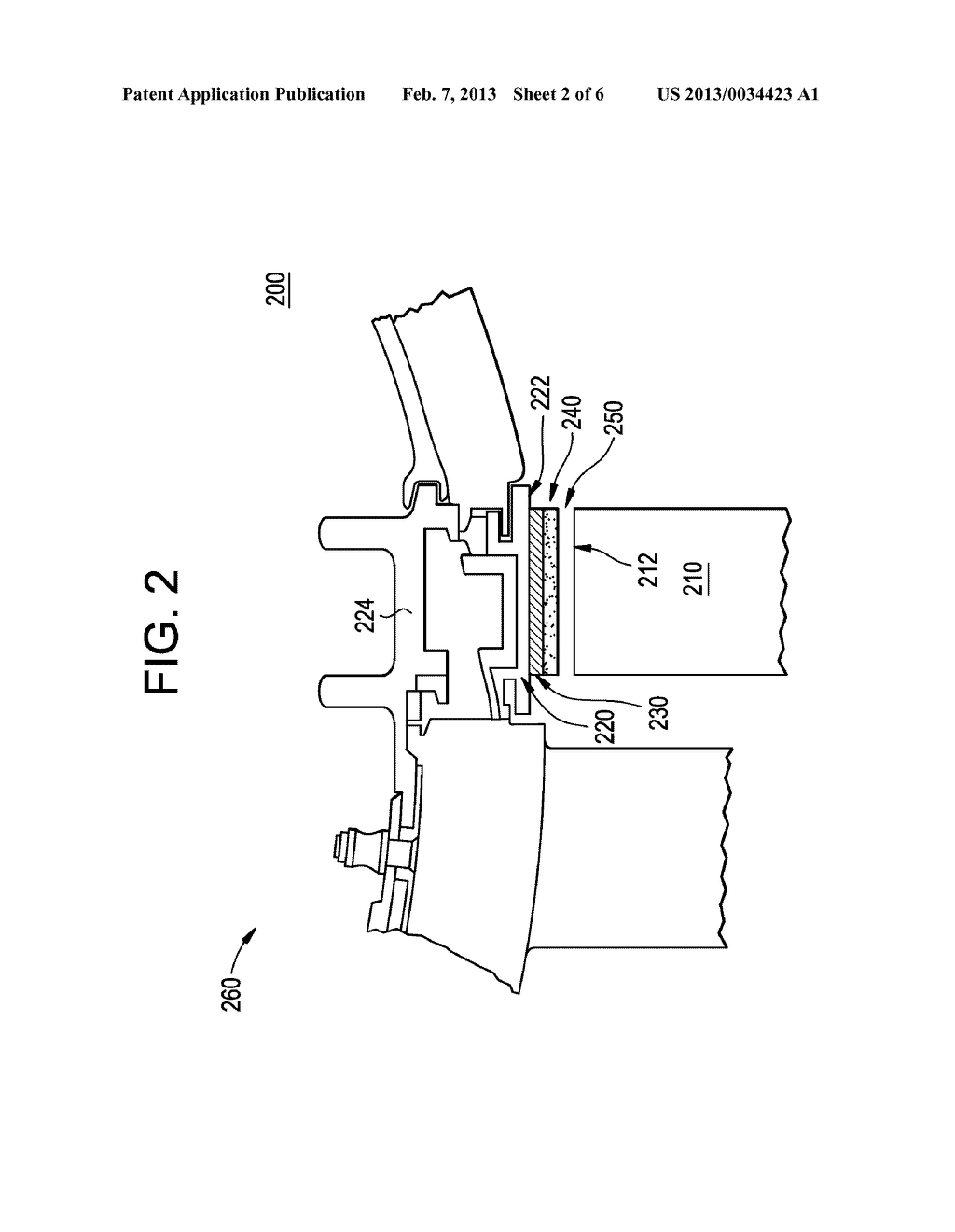 SYSTEM AND METHOD FOR PASSIVELY CONTROLLING CLEARANCE IN A GAS TURBINE     ENGINE - diagram, schematic, and image 03