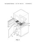 BIOLOGICAL SAMPLE-PROCESSING APPARATUS HAVING A DOOR WITH SPACE FOR     RECEIVING REAGENT TANKS diagram and image