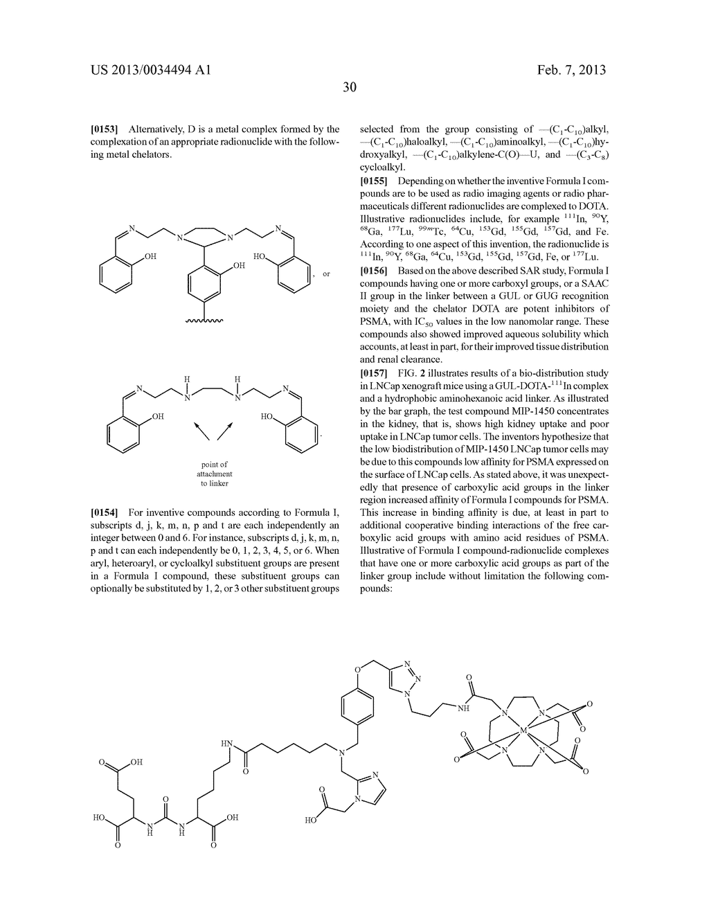 RADIOLABELED PROSTATE SPECIFIC MEMBRANE ANTIGEN INHIBITORS - diagram, schematic, and image 34