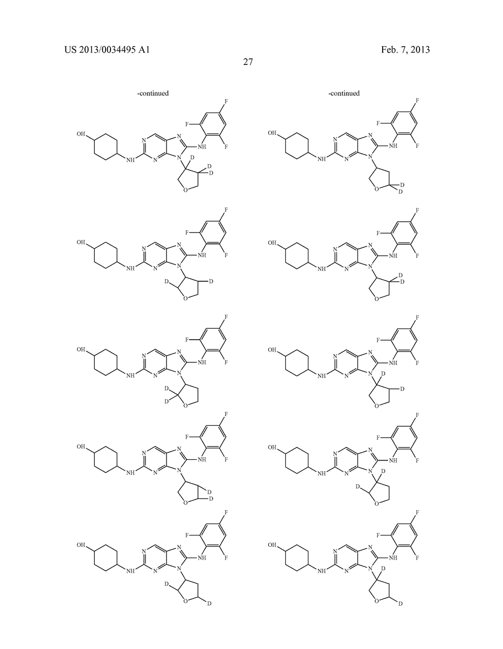 ISOTOPOLOGUES OF     4-[9-(TETRAHYDRO-FURAN-3-YL)-8-(2,4,6-TRIFLUORO-PHENYLAMINO)-9H-PURIN-2-Y-    LAMINO]-CYCLOHEXAN-1-OL - diagram, schematic, and image 28