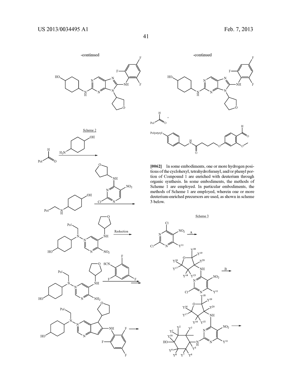 ISOTOPOLOGUES OF     4-[9-(TETRAHYDRO-FURAN-3-YL)-8-(2,4,6-TRIFLUORO-PHENYLAMINO)-9H-PURIN-2-Y-    LAMINO]-CYCLOHEXAN-1-OL - diagram, schematic, and image 42