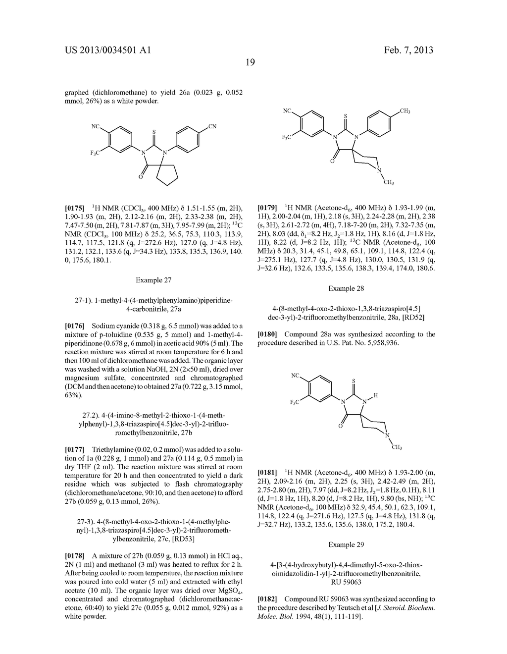 DIARYLHYDANTOIN COMPOUNDS - diagram, schematic, and image 49