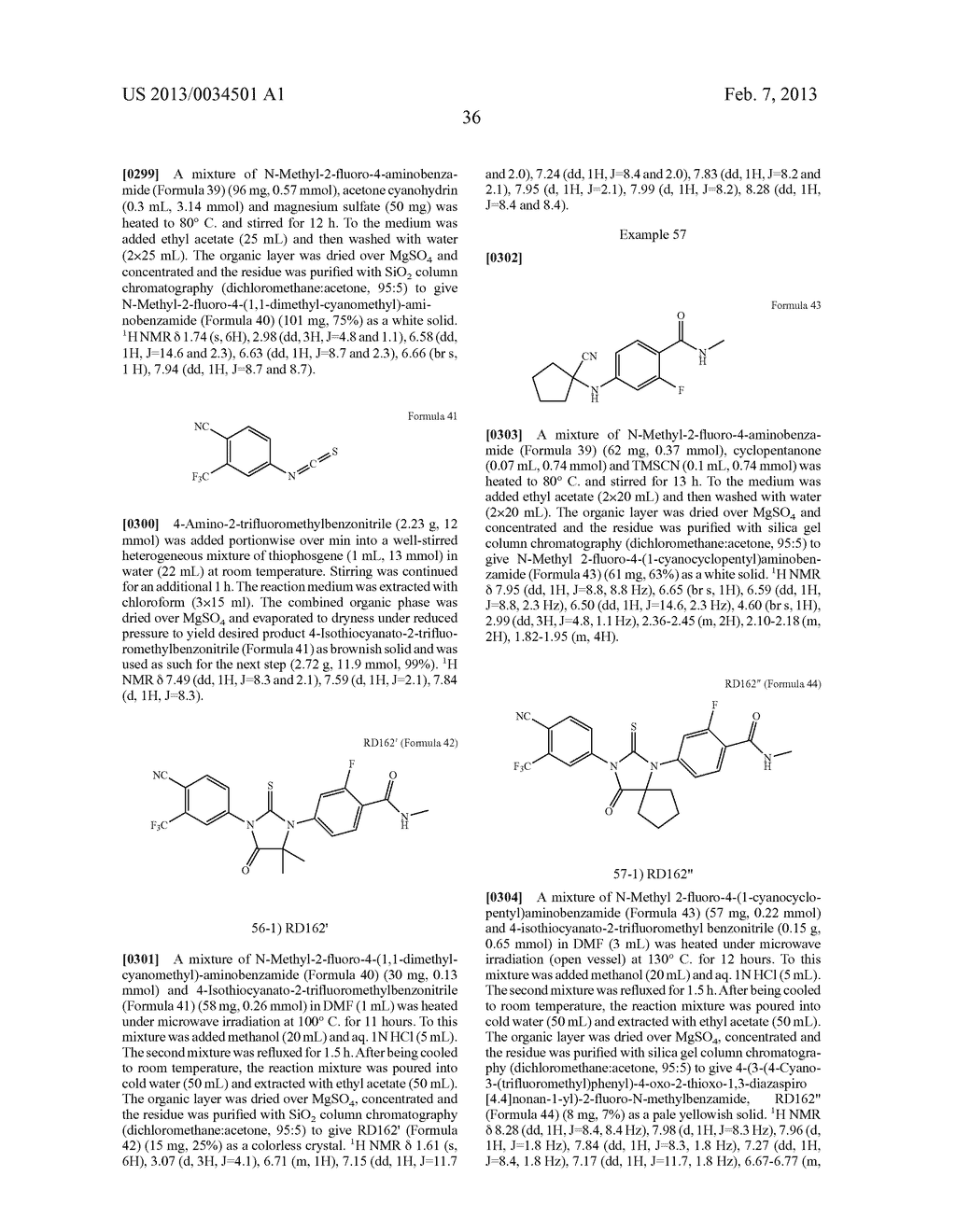 DIARYLHYDANTOIN COMPOUNDS - diagram, schematic, and image 66