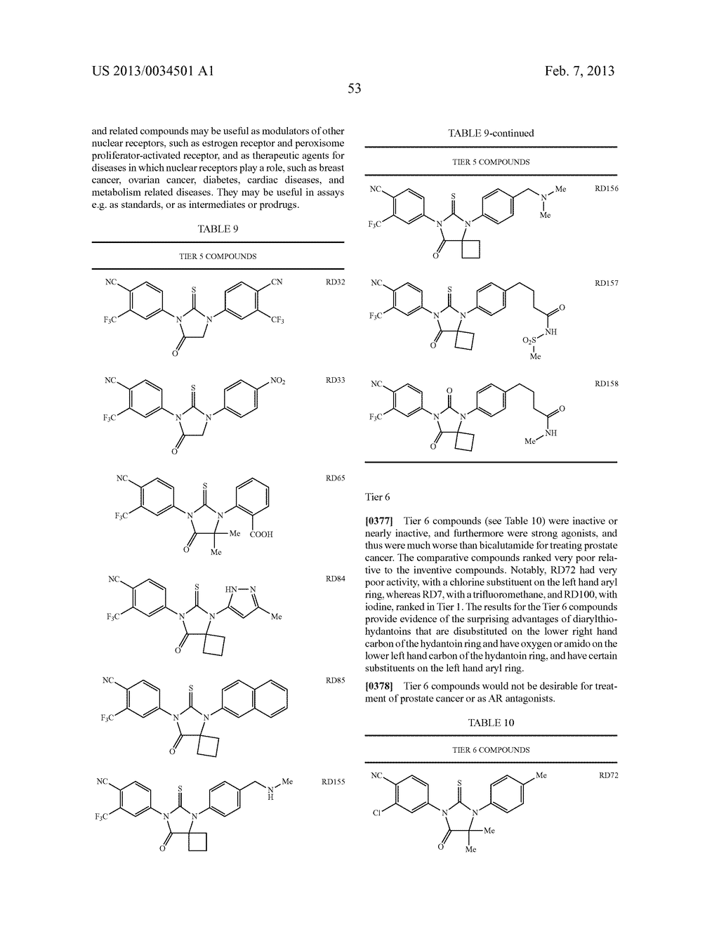 DIARYLHYDANTOIN COMPOUNDS - diagram, schematic, and image 83