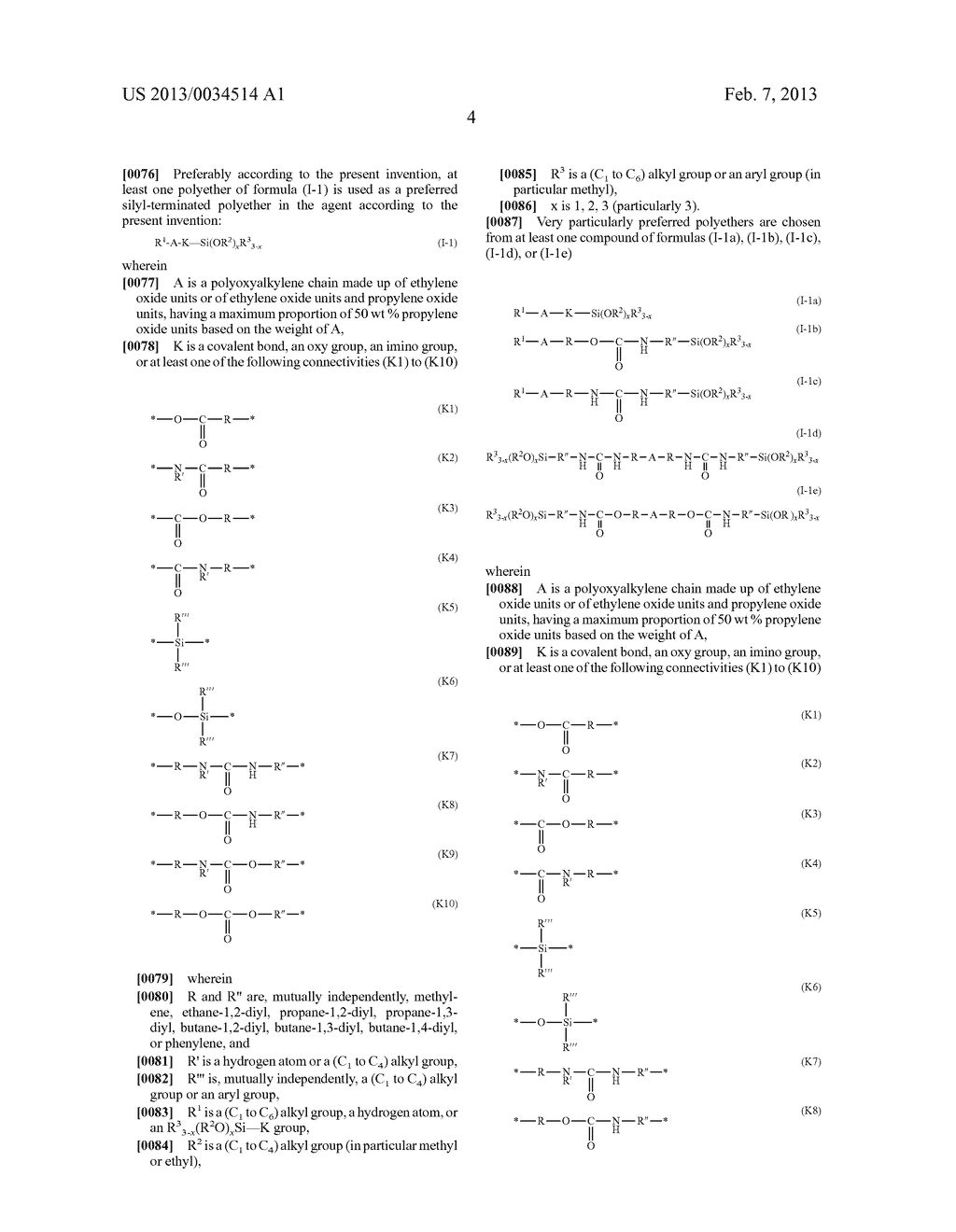 HAIR TREATMENT PRODUCTS COMPRISING SPECIFIC POLYETHERS AND HAIR-FIXING     POLYMERS - diagram, schematic, and image 05