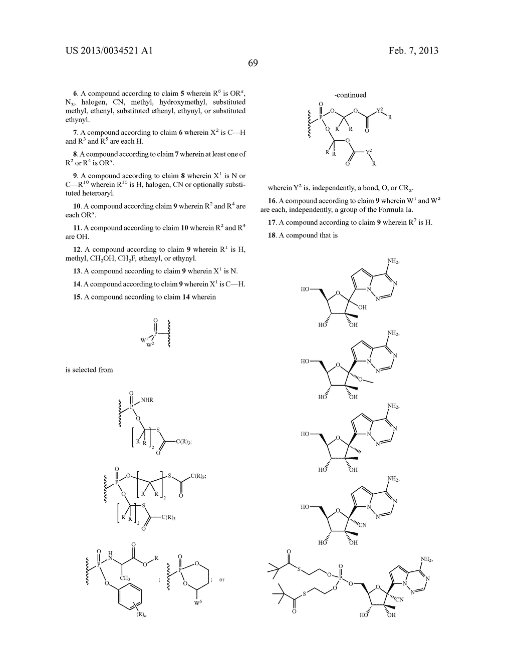 1'-SUBSTITUTED CARBA-NUCLEOSIDE ANALOGS FOR ANTIVIRAL TREATMENT - diagram, schematic, and image 70