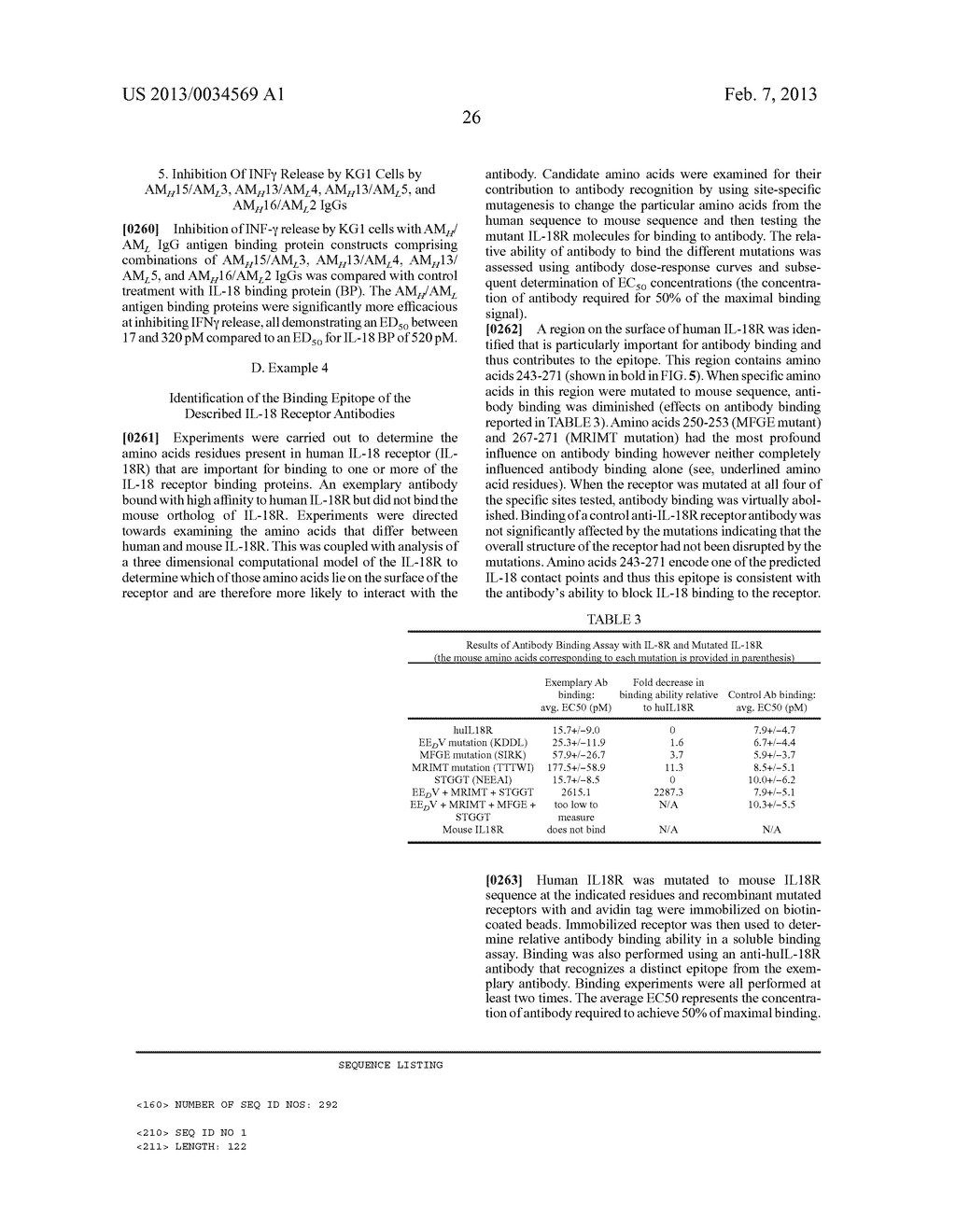 IL-18 RECEPTOR ANTIGEN BINDING PROTEINS - diagram, schematic, and image 61