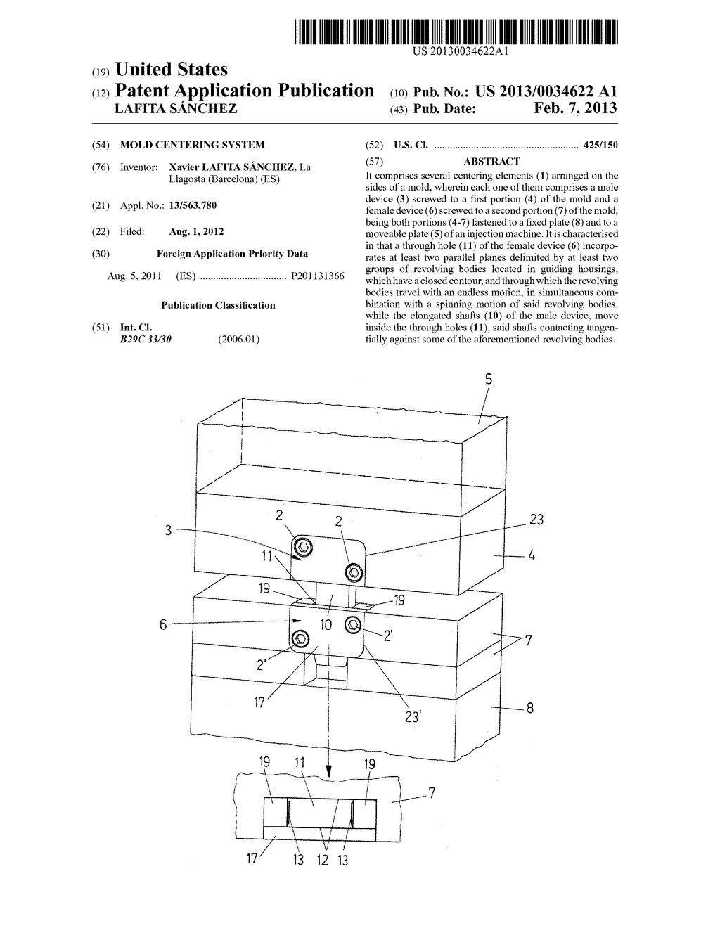 MOLD CENTERING SYSTEM - diagram, schematic, and image 01