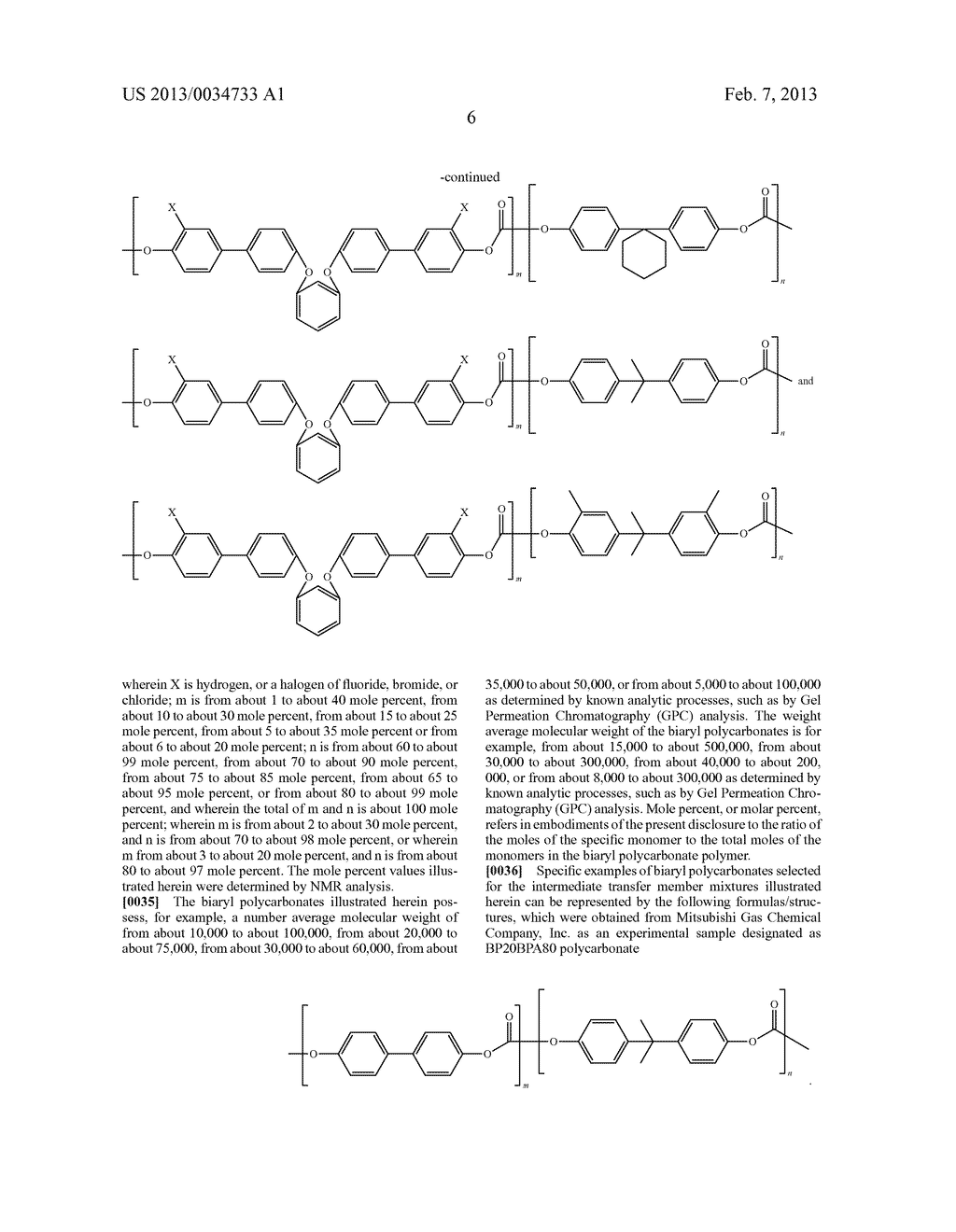 BIARYL POLYCARBONATE INTERMEDIATE TRANSFER MEMBERS - diagram, schematic, and image 08