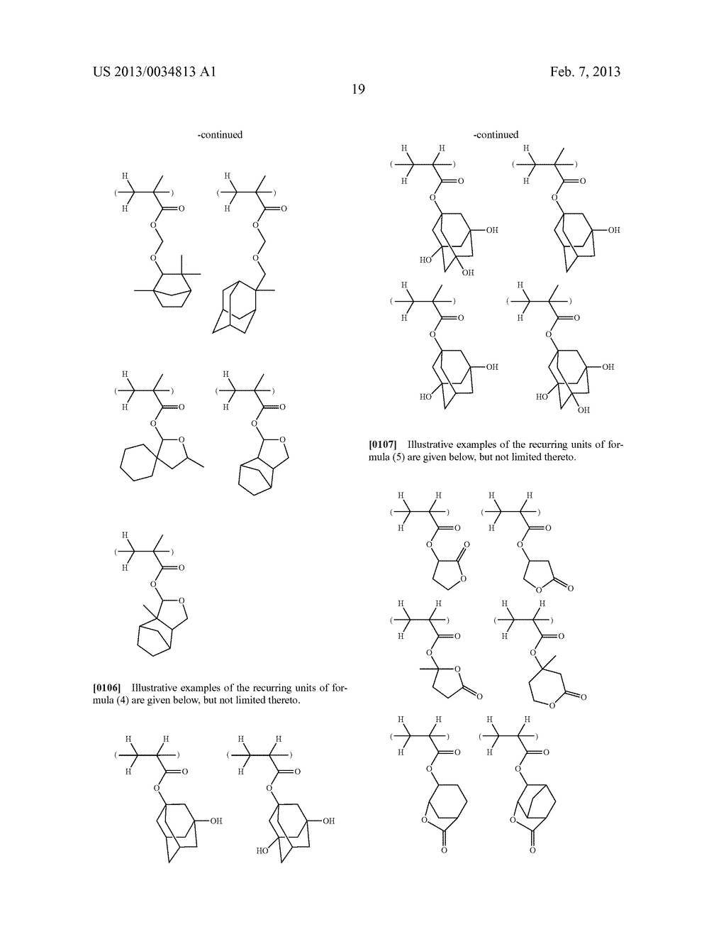 CHEMICALLY AMPLIFIED POSITIVE RESIST COMPOSITION FOR ArF IMMERSION     LITHOGRAPHY AND PATTERN FORMING PROCESS - diagram, schematic, and image 20