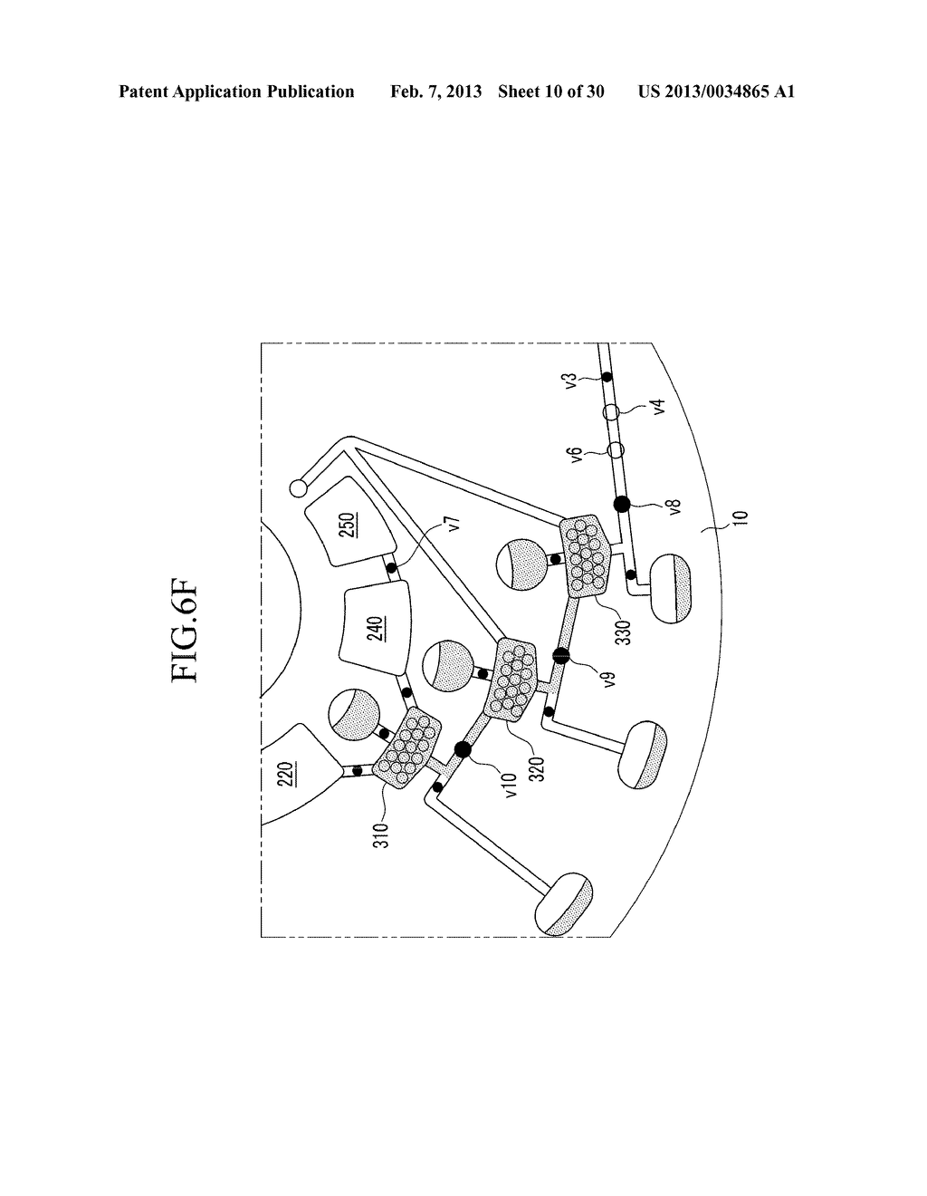 CENTRIFUGAL FORCE-BASED MICROFLUIDIC DEVICE FOR MULTIPLXED ANALYSIS AND     DETECTION METHOD USING THE  SAME - diagram, schematic, and image 11