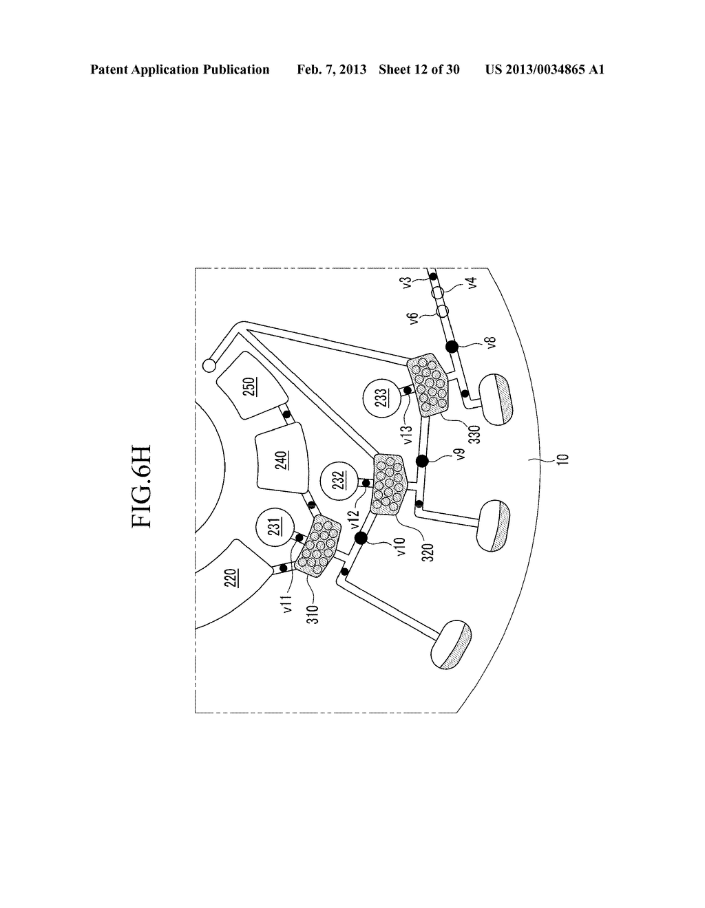 CENTRIFUGAL FORCE-BASED MICROFLUIDIC DEVICE FOR MULTIPLXED ANALYSIS AND     DETECTION METHOD USING THE  SAME - diagram, schematic, and image 13