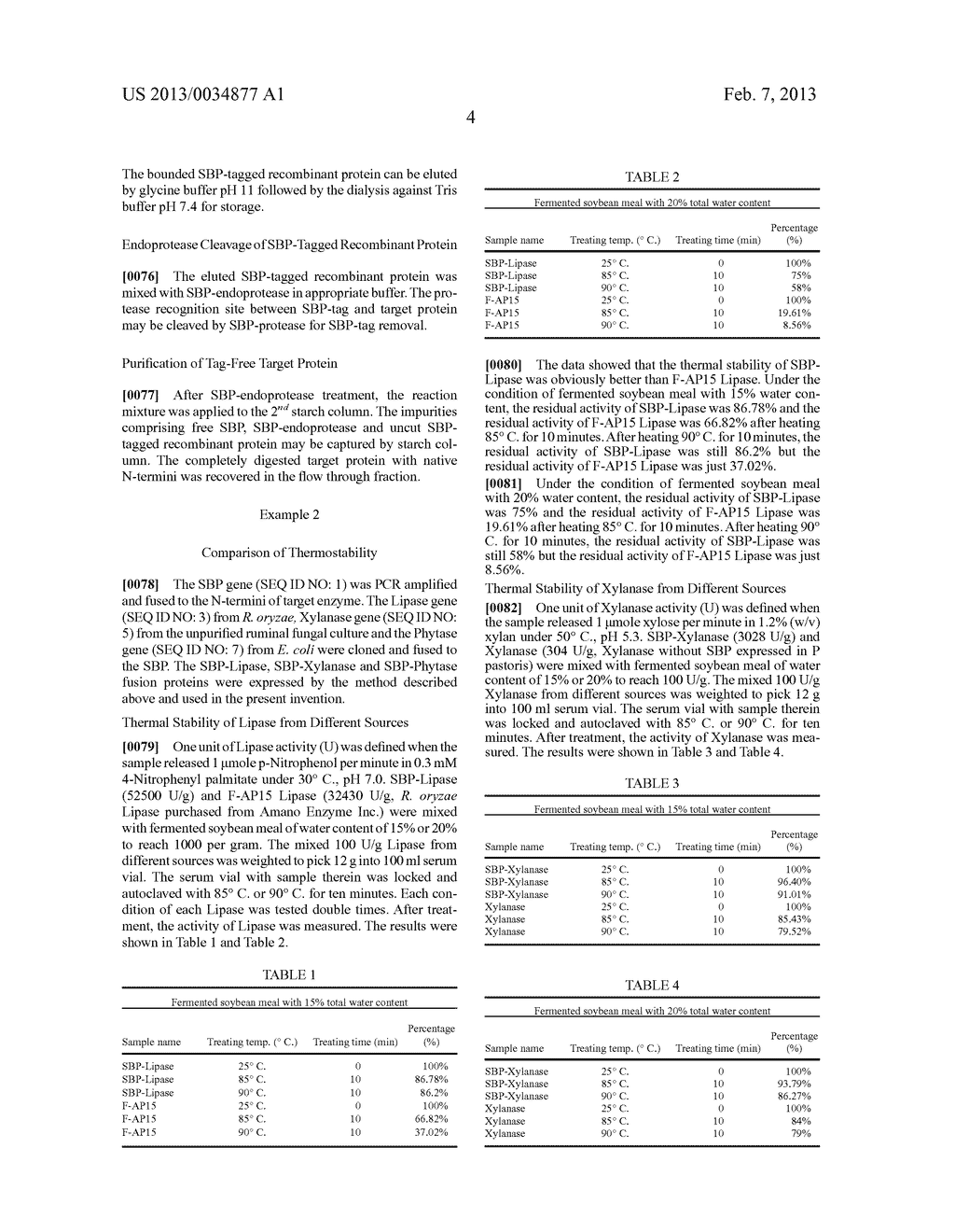 METHOD FOR INCREASING THERMAL STABILITY AND RETAINING ACTIVITY OF A     PROTEIN - diagram, schematic, and image 16