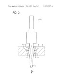 CONNECTION STRUCTURE FOR CONNECTING A TERMINAL FITTING AND A CIRCUIT BOARD diagram and image