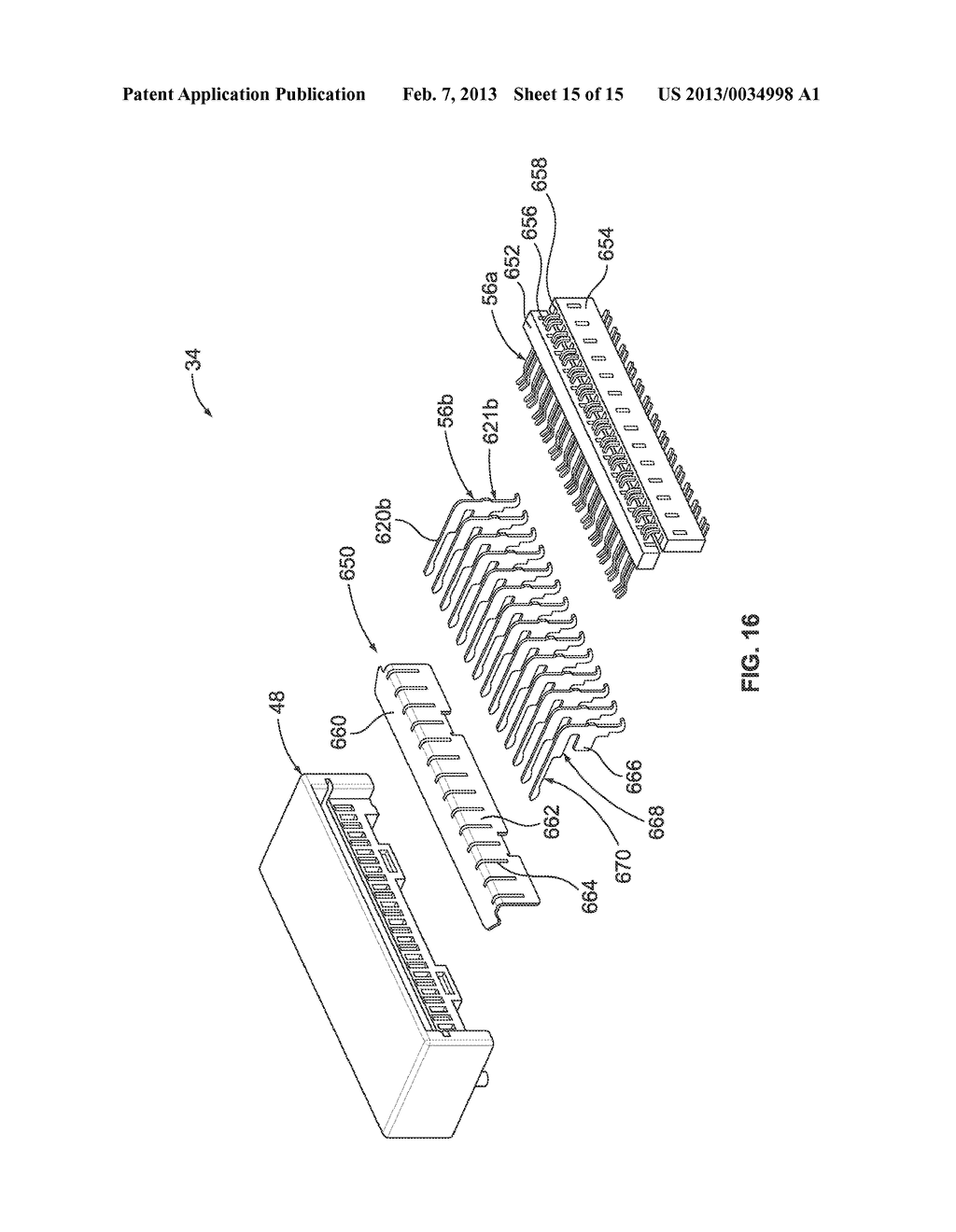 STRADDLE MOUNT CONNECTOR FOR A PLUGGABLE TRANSCEIVER MODULE - diagram, schematic, and image 16