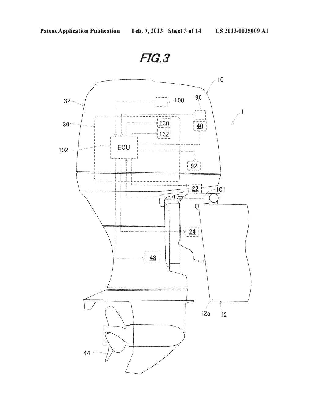 OUTBOARD MOTOR CONTROL APPARATUS - diagram, schematic, and image 04