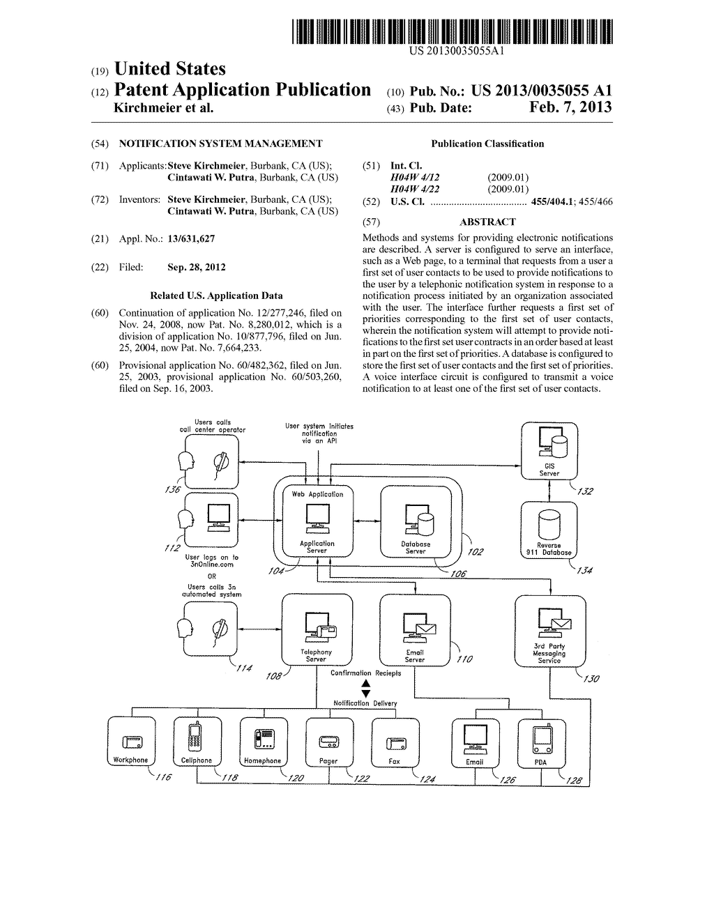 Notification System Management - diagram, schematic, and image 01