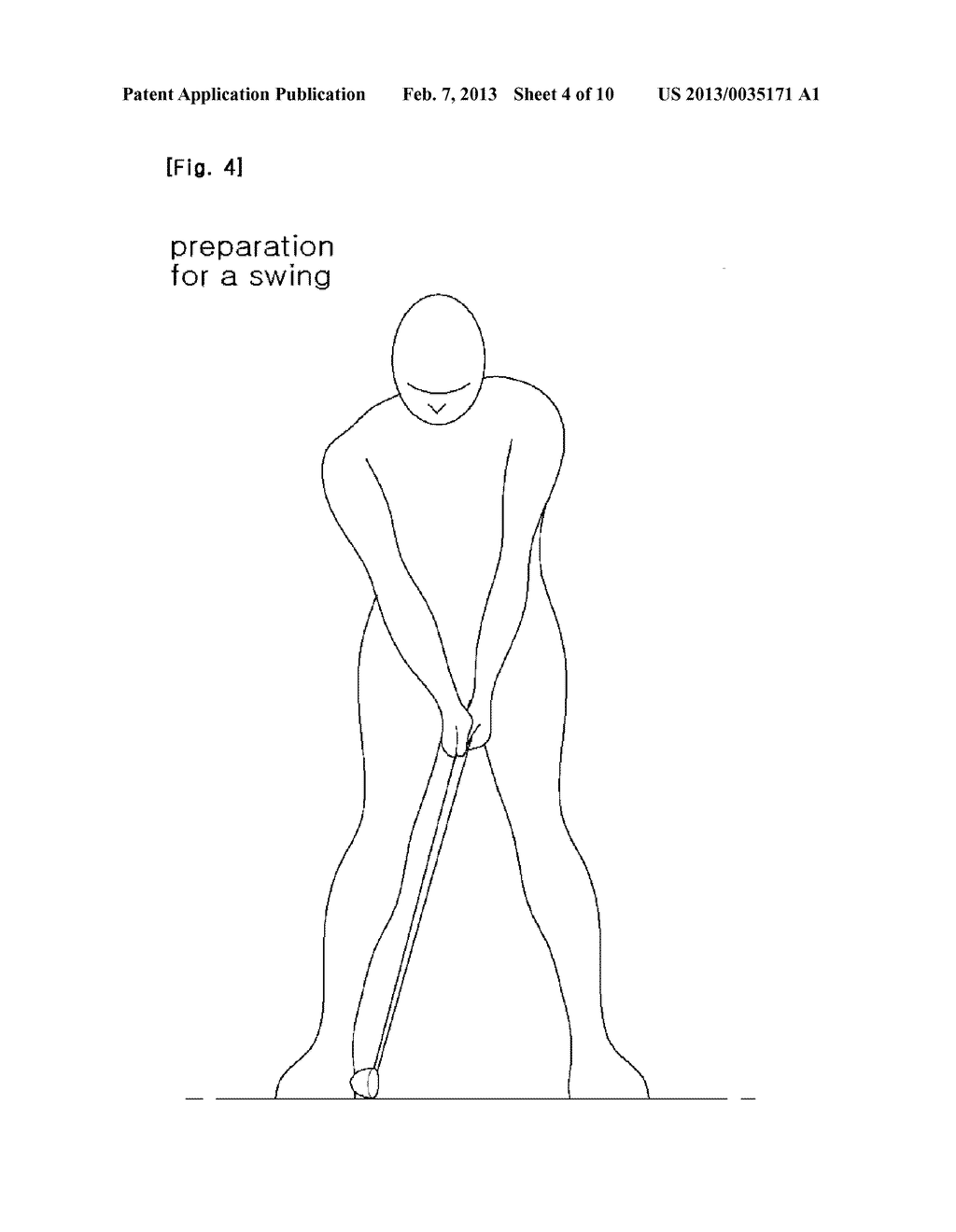 APPARATUS FOR CORRECTING A HEAD-UP PHENOMENON DURING A GOLF SWING - diagram, schematic, and image 05