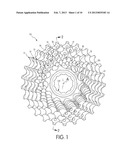 BICYCLE SPROCKET ASSEMBLY diagram and image