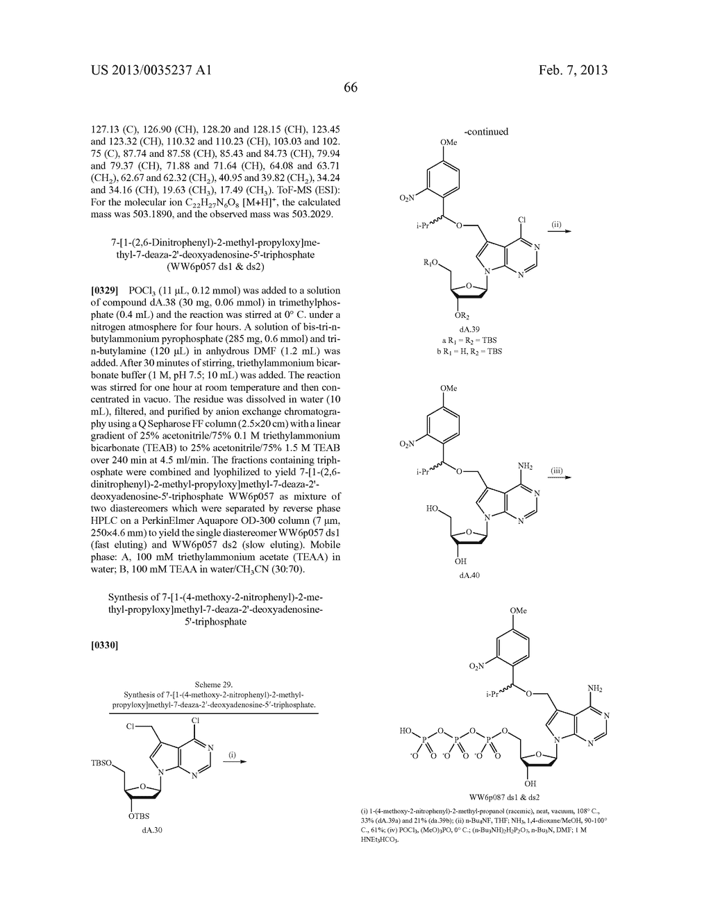 Nucleotides and Nucleosides and Methods for their Use in DNA Sequencing - diagram, schematic, and image 72