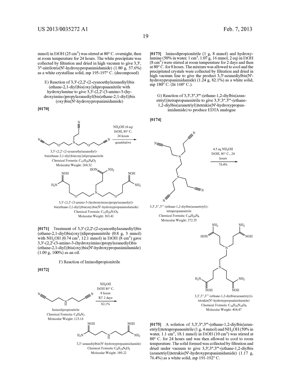 NOVEL NITRILE AND AMIDOXIME COMPOUNDS AND METHODS OF PREPARATION FOR     SEMICONDUCTOR PROCESSING - diagram, schematic, and image 29