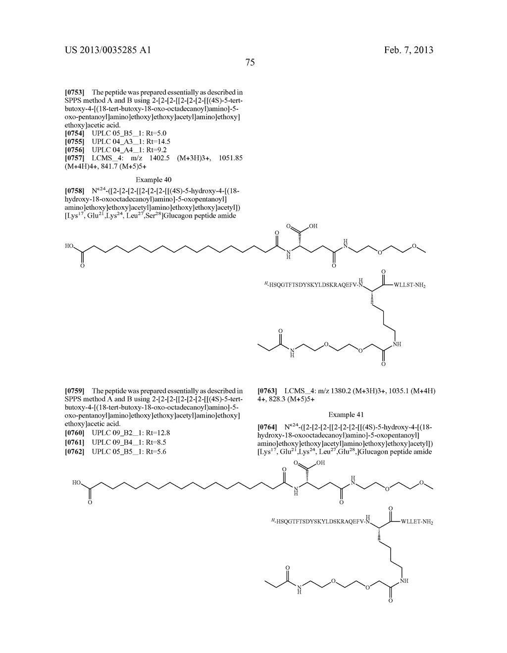 NOVEL GLUCAGON ANALOGUES - diagram, schematic, and image 84