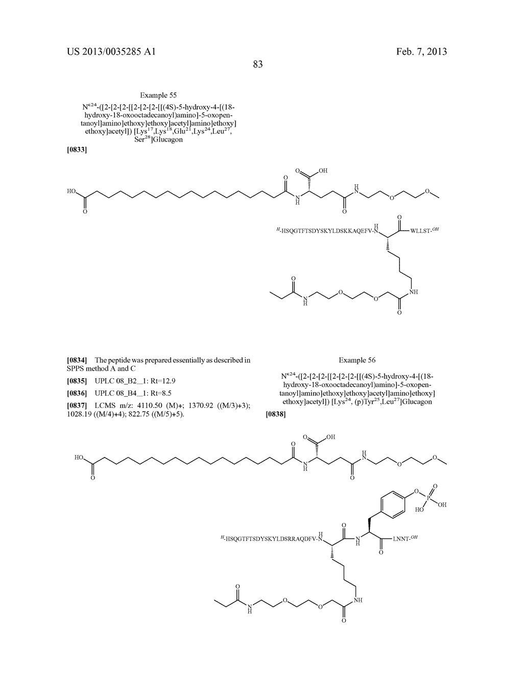 NOVEL GLUCAGON ANALOGUES - diagram, schematic, and image 92